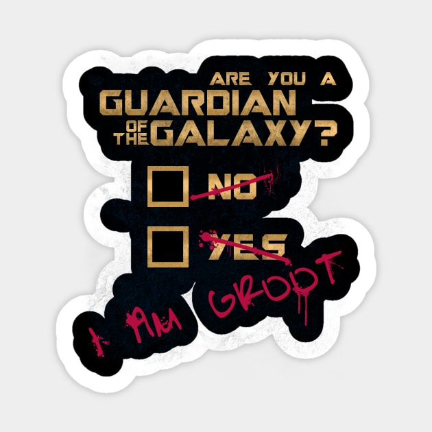 I am Groot Sticker by arashiyuka